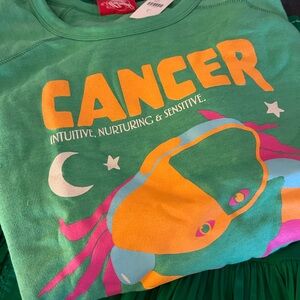 Midnight Rider Green Cancer Zodiac Tee